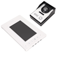 Miniatyrbild 5 av 8: 7-tums Intercom-dörrklocka för hemmabruk Handsfree Night Vision Kabelansluten videodörrklocka Intercom-system för hemmet 100‑240V US-kontakt