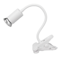 Miniatyrbillede 7 af 8: Reptilklemme Varmelampe Professionel Justerbar UVA UVB Reptil Lys med Lang Lampehælder UK-stik 220V Hvid