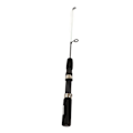 Miniatyrbillede 5 af 8: Mini isfiskespind af kulfiber med keramisk styrring EVA-håndtag Teleskopisk fiskestang til hav og flod 2 sektioner 51cm