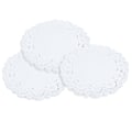 Miniatyrbillede 4 af 8: 420 stk hule doilies papir runde dekorative papir bordstabletter til kage dessert borddækning dekoration