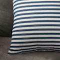Miniatyrbillede 2 af 5: Hjem Pudebetræk Sofa Pude Tilbehør Linned Nordisk Stil Daglig Brug Hjemtekstiler Blå Striber 45x45