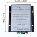Miniatyrbillede 4 af 4: Vindmølle Generator Ladningsregulator - IP67 Regulator | DC15-30V, 400W Overspændingsbeskyttelse