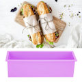 Miniatyrbilde 3 av 8: 1200ML rektangulær silikon såpeform DIY Toast Form Baking Box Tool
