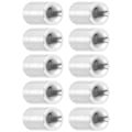 Pikkukuva 7 / 8: 10 kpl Pyöreä itsenäinen alumiiniseos sisäinen kierre pylväät Liitäntäpylväät etäisyydenpitäjät M4x0.7mm Pituus 10mm