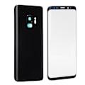 Miniatyrbilde 6 av 8: Telefon Bakre Glassdeksel Frontskjerm Glasslinse Erstatningssett for Samsung S9 G960 Svart