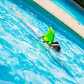 Miniatyrbillede 2 af 8: Sød Børne Badehjælp Flydeapparat til Småbørn Børne Pool Lektion Træning Orange