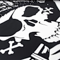 Miniatyrbillede 4 af 8: Halloween Jolly Roger Banner Skelet Pirat Flag Bunting til Halloween Party Pirat Party