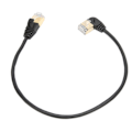 Miniatyrbilde 6 av 8: Cat8 Ethernet-kabel CAT8 OD 3,8 mm gullbelagte kontakter 11,81 tommer hann til hann Ethernet-kabel for switchserver