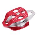 Miniatyrbillede 4 af 8: Aluminium Magnesiumlegering Heavy Duty Enkelt Svingende Repskiveblok Sikkerhedsudstyr til Klatring
