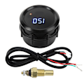 Miniatyrbillede 1 af 8: 52 mm olietermometer med sensor 40~150 ℃ blå LED digital display temperaturmåler