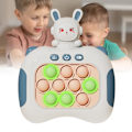 Miniatyrbillede 6 af 8: Quick Push Bubbles Legetøj Pædagogisk Dekompression Lys Op Pop Puslespil Legetøj til Voksne Børn Ældre Mørk Himmelblå