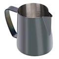 Miniatyrbilde 3 av 8: 350 ml rustfritt stål Titanize Melkeskummende kopp Kanne Kaffe Kanne for Latte Art Svart