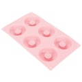 Miniatyrbillede 4 af 8: 6 Huls Silikon Donut Bageplade Non-Stick Kage Cookie Form Værktøj Køkkenudstyr (Rosa)