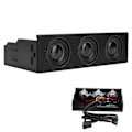 Miniatyrbild 8 av 8: PC Frontpanel Högtalare Stereo Surround Datorfodral Inbyggd mikrofonhögtalare 5.25in STW9005