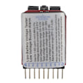 Miniatyrbild 2 av 8: 3 st/set RC 1S-8S Lipo Batteri LED Tester Lågspänningslarm Buzzer Checker RC Tillbehör