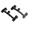 Miniatyrbilde 6 av 8: 2 stk RC metall dragstang kobling akselmontert fast sete for MN MN90 1/12 RC crawler oppgraderingsdeler Svart
