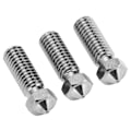 Miniatyrbillede 3 af 8: 3 stk Hærdet stål vulkan dyser høj temperatur 3D-udskrivning Extruder skrivehoved 1,75 mm M61,0 mm