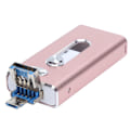 Miniatyrbilde 7 av 8: 3 i 1 Micro U Disk 256GB OTG Flash Drive USB for minnepinner for Android/iOS/Windows