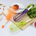 Miniatyrbillede 4 af 8: Multifunktionel Roterende Æggepisker Mixer Mini Plast Køkken Æggepisker Bageværktøj Æggeomrører