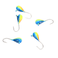 Miniatyrbilde 2 av 8: 5 stk Isfiske Jiggsett Høykarbonstål Isfiskekroker Lokke for Bas Abborre Crappie Micro 5MM