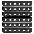 Pikkukuva 5 / 8: 3 Sarjaa 6kpl Biljardisookeritarvikkeet Muovinen Seinään Asennettava Pool Cue Rack -teline 6 reiällä
