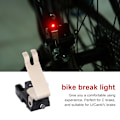 Miniatyrbillede 2 af 8: 3 stk Mini Cykel Bremshale Advarselssikkerhedslygter Cykeltilbehør