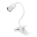 Miniatyrbillede 2 af 8: Reptilklemme Varmelampe Professionel Justerbar UVA UVB Reptil Lys med Lang Lampehælder UK-stik 220V Hvid