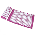 Miniatyrbilde 7 av 8: Akupressurmatte Putesett Akupunkturmassasje Yoga Pad Matte Smertelindring med bæretaske Lilla