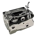 Miniatyrbild 4 av 8: Tissue Box Cover Keramik Rektangulär Snygg Elegant Dekorativ Servettlåda Hållare för skrivbordet Soffbord Silver