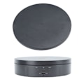 Miniatyrbilde 7 av 8: Elektrisk roterende skiveplate 2 i 1 Smart fjernkontroll Smykke Display Stativ Live Streaming Ornament Display Stativ 5V Svart