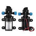 Miniatyrbillede 4 af 8: 12V/60W Vandpumpe 5L/min Mikromembranpumpe til Campingvogn, Båd