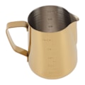 Miniatyrbilde 4 av 8: Melkeskummer Dual Scale 304 Rustfritt Stål Melkeskummer Kopp Kaffe Dampkanne For Latte Art 550ML Gull