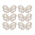 Miniatyrbillede 3 af 7: 30 stk. Påsyningsemblemer Indsatte Imiterede Perler Rhinestone Let at Bruge Bredt Anvendt Broderi Applikation til Håndværk DIY Projekter
