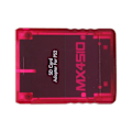 Miniatyrbild 2 av 8: MX4SIO SIO2SD minneskortadapter Handgjord stabil ersättningsminneskortläsare för PS2 Transparent Red