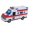 Miniatyrbild 6 av 8: Fjärrkontroll Ambulans Barnleksaker Fyrvägs med lampor Fjärrkontroll Ambulans Pojke Simuleringsmodell Leksaksbil