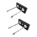 2-pack väggmonterad skateboardhängare för longboard för skateboardbräda och förvaring