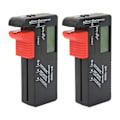 Miniatyrbillede 2 af 8: 2 stk Batteritest Kapacitetsmåler Digital Display Værktøj til AA AAA 9V 1,5V