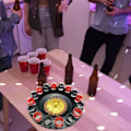 Pikkukuva 7 / 8: 16 Reikäinen Shot-Lasiruletti Baari Viinilasit Rulettisetti Juomapelisetti