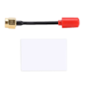 Miniatyrbillede 1 af 8: Til EMAX 5.8G Nano 3dBi Gain Cirkulært Polariseret Transmissionsantenne til FPV Racing Drones Dextral/SMA (Intern Pin)