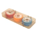 Miniatyrbillede 7 af 8: Opbevaringsholder til fiskeline i silikone 6-akset farverig viklebrætspole til fiskeline
