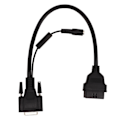 Miniatyrbillede 1 af 8: OBD I Adapterboks Switch Kabling 16-polet Han til 15-polet Hun Bluetooth Konverteringskabel Udskiftning til Launch X431