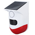 Pikkukuva 8 / 8: Liiketunnistin hälytin Aurinkoenergia ja valohälytin Langaton APP-ohjaus IP67 Vedenkestävä Älykäs ulkohälytin sisäänrakennetulla akulla pihalle ulkokäyttöön