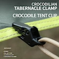 Miniatyrbillede 3 af 8: 10 stk. Udendørs Campingtelt Klemmer Tarp Klips Plastik Klips Hæk Canvas Stramme Værktøj Telte Tilbehør