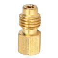 Pikkukuva 1 / 8: 1/4SAE naaras - 1/2ACME uros adapteriliitin R134A-auton ilmastointilaitteeseen