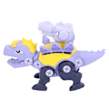 Miniatyrbillede 2 af 8: DIY Dinosaur Legetøj DIY Børn Montering Demontering Dinosaurie Legetøj til Børn Drenge Piger Stegosaurus