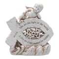 Miniatyrbild 1 av 8: Julkrubba Figurin Vacker Prydnad Premium Resin Perfekt Gåva Robust Hållbar Ängelstaty för Hemmakontor