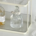 Miniatyrbillede 8 af 8: Transparent opbevaringsstativ med dobbelt lag Desktop Kosmetik Opbevaringsstativ Tilbehør Organizer til soveværelse