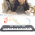 Miniatyrbillede 5 af 8: Bærbar elektronisk klaver Multifunktionelt klavermikrofon Babymusik Legetøj 430A1 engelsk version (37 tangenter)