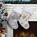 Miniatyrbild 7 av 7: Julstrumpa Godispåse Snowflake Paljett Julstrumpa
