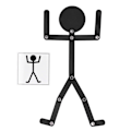 Miniatyrbild 2 av 8: Stickman Leksaker Träning Koordination Burr Free Black Basswood Material Pedagogisk pusselleksak för över 3 år gammal